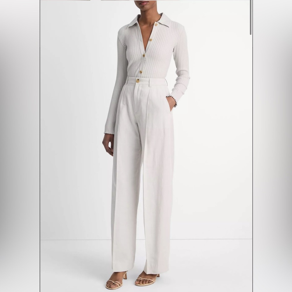 Vince High-Waist Tailored Wide-Leg Trouser
Style # V049522335